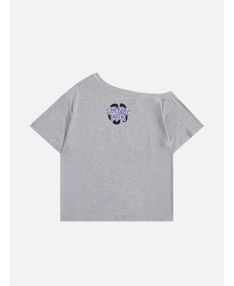 Aelfric Eden Women's Flower Off-The-Shoulder Tee