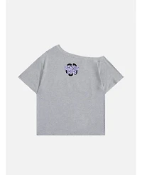 Aelfric Eden Women's Flower Off-The-Shoulder Tee