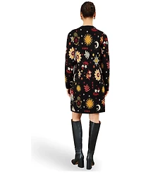 Yumi Women's Cosmic Intarsia Knitted Dress