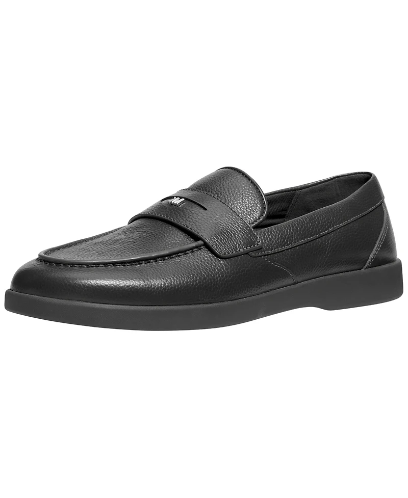 Michael Kors Men's Wesley Pebbled Leather Loafers
