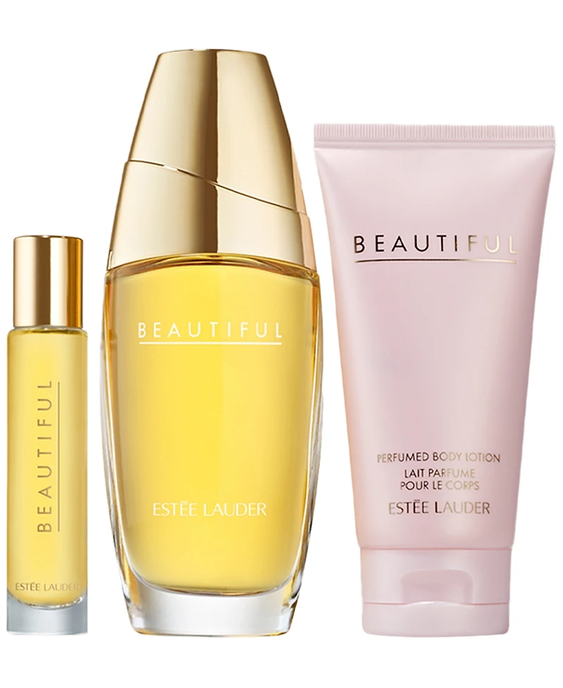 Estee Lauder 3-Piece Beautiful Favorites Perfume Spray + Body Lotion Gift Set