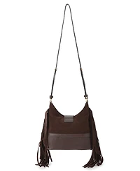 Brahmin Gwynne Small Suede Crossbody Handbag
