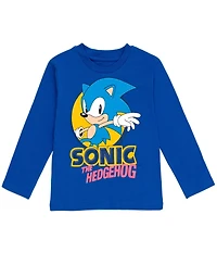 Sega Little Boys Sonic the Hedgehog Tails Knuckles 2 Pack T-Shirts Toddler|Child