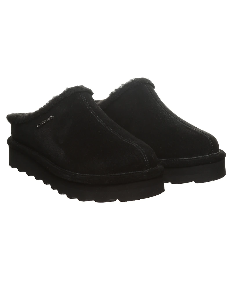 Bearpaw Women's Izzy Platform Suede Slip-On Clogs