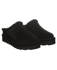 Bearpaw Women's Izzy Platform Suede Slip-On Clogs