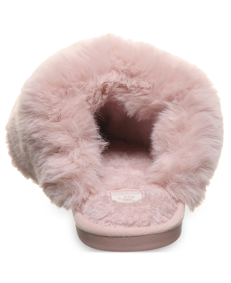 Bearpaw Women's Silkie Faux Fur Plush Slip-On Slippers