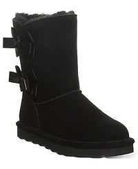 Bearpaw Women's Zaria Ribbon Bow Detail Mid Calf Boots