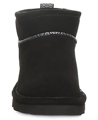 Bearpaw Women's Akira Webbing Tape Seam Pull-On Ankle Booties
