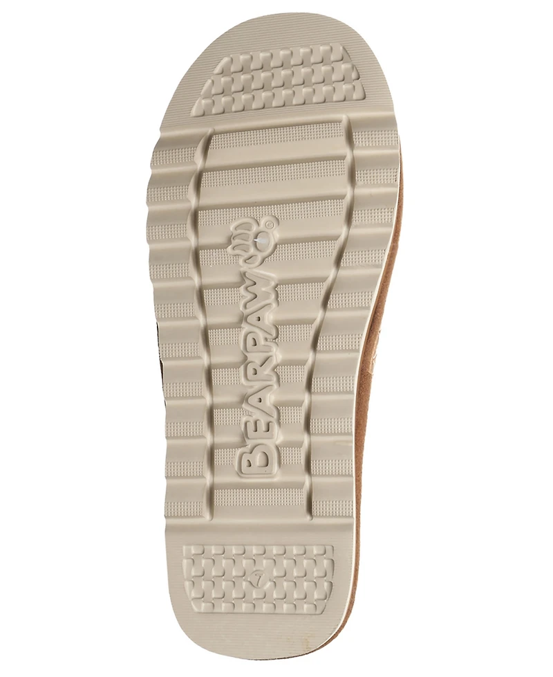 Bearpaw Women's Leona Platform Scuff Slip-On Slippers