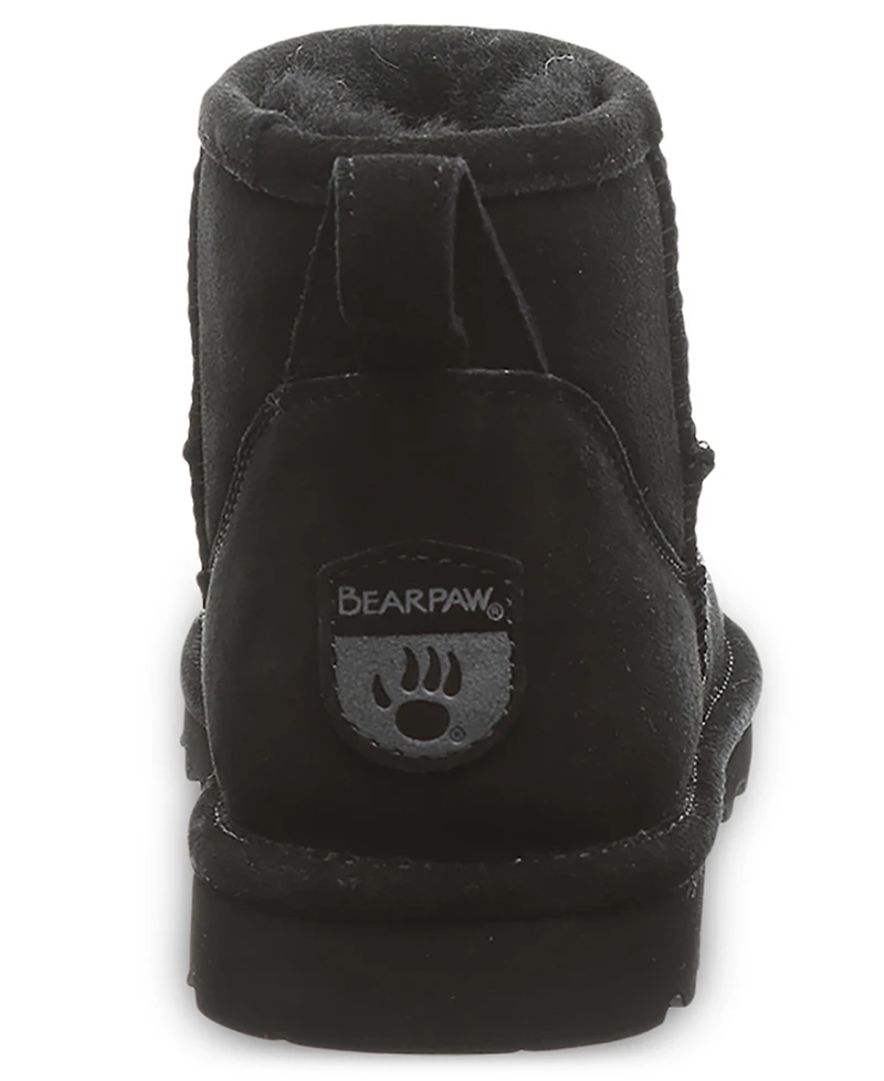 Bearpaw Women's Shorty Wide Short Round Toe Ankle Boots