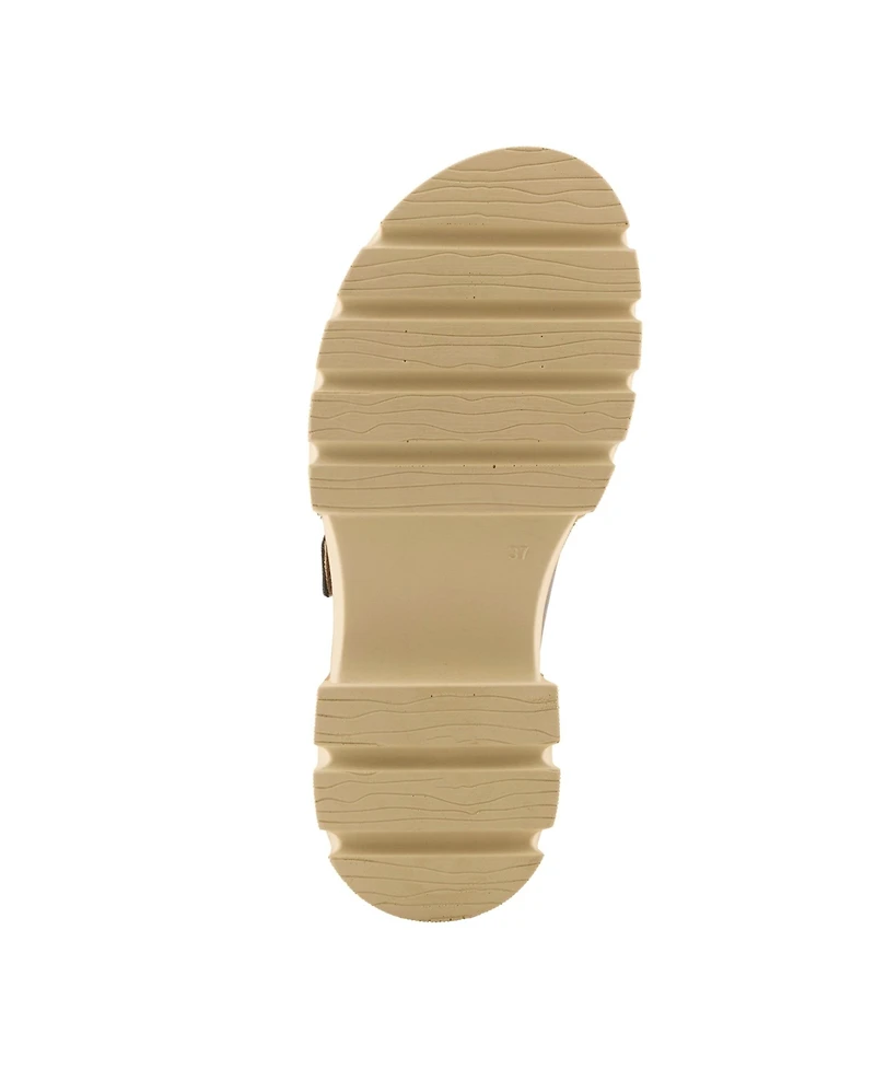 Spring Step Women's Marbello Wedge Sandal with Buckle Closure