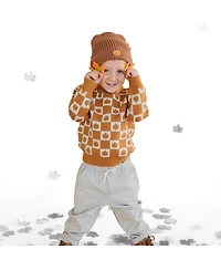Sweet Wink Toddler Boys Pumpkin Checkers Sweater