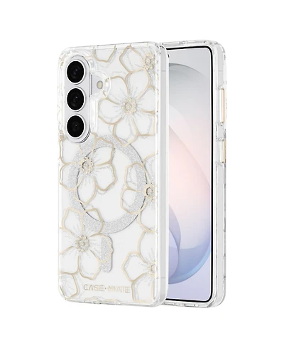 Case-Mate Floral Gems Magnetic Gemstone Phone Case for Samsung Galaxy S26