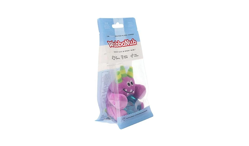 Wubbanub Baby 0 to 6m Pacifier - Purple Monster