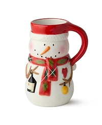 Certified International Snowman Delight Mugs, Set of 4