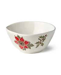 Certified International Festive Blooms Ice Cream Bowls, Set of 4