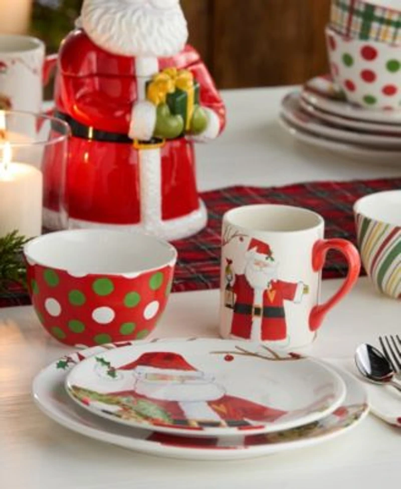 Certified International Santa Snowman Delight Dinnerware Collection