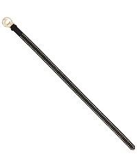 True Religion Studded Horseshoe Logo Belt