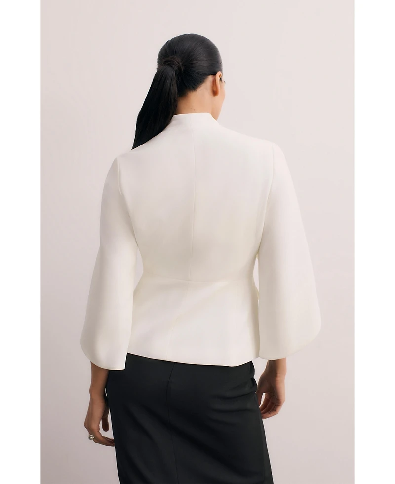 The Fold Women's Signature Draped Cape Blazer