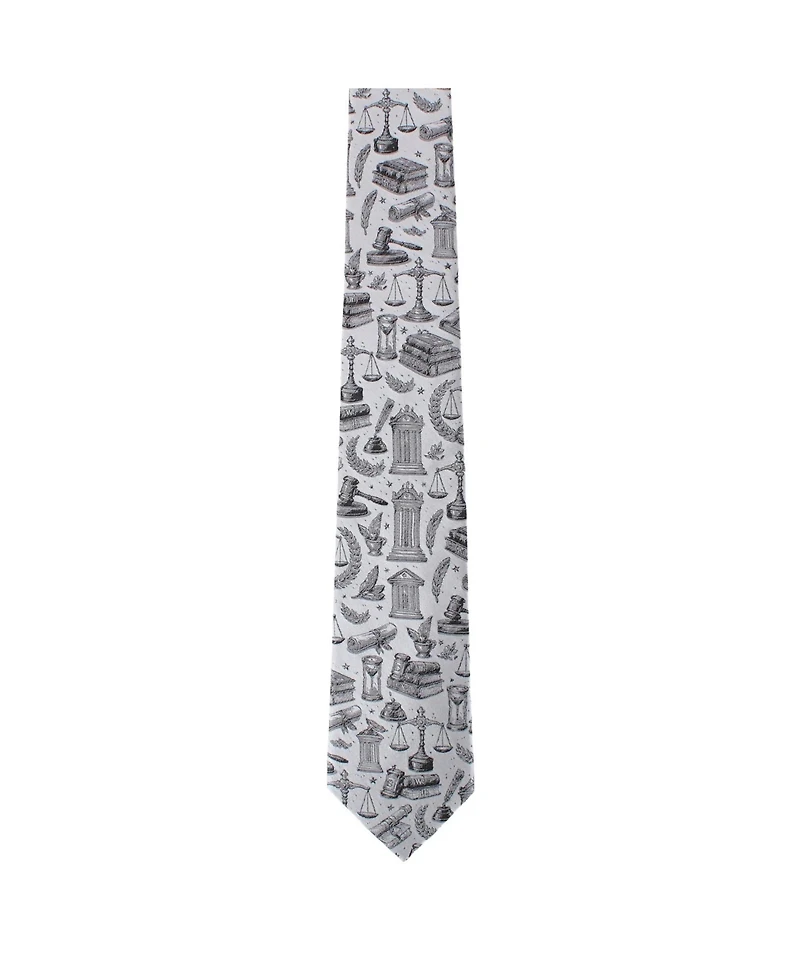 Trafalgar Men's Esquire Law Silk Novelty Necktie