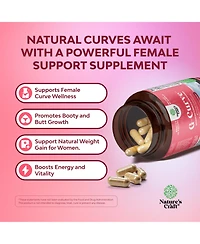Nature's Craft G-Curve Botanical Support Capsules - Epimedium Extract, Muira Puama & Maca Root - Advanced Herbal Formula for Women - Easy to Swallow
