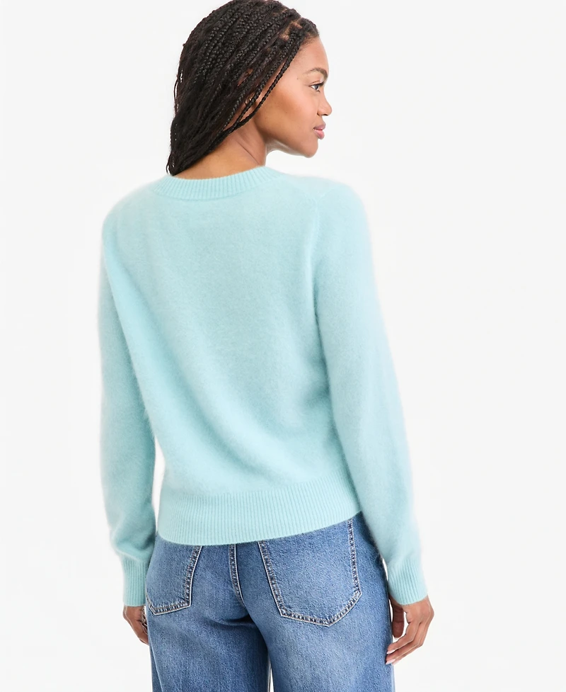 On 34th Women's Brushed Cashmere V-Neck Sweater, Macy's Exclusive