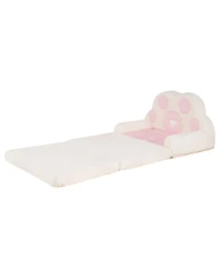 Sugift 2-in-1 Convertible Kids Sofa and Lounger with Removable Washable Cover