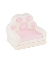 Sugift 2-in-1 Convertible Kids Sofa and Lounger with Removable Washable Cover