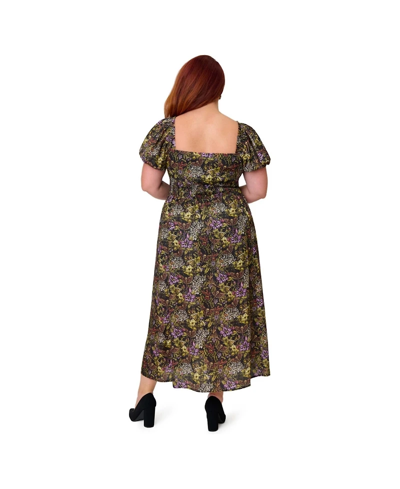 Unique Vintage Plus Sweetheart Midi Dress