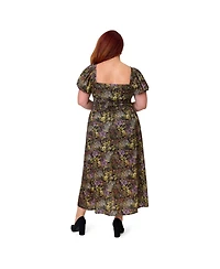 Unique Vintage Plus Sweetheart Midi Dress