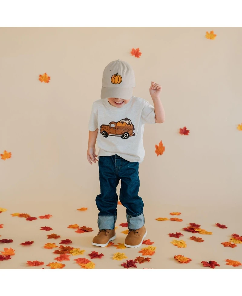 Sweet Wink Boys Embroidered Pumpkin Patch Baseball Hat