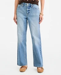 On 34th Women's Mid-Rise Relaxed Straight-Leg Denim Jeans, Macy's Exclusive