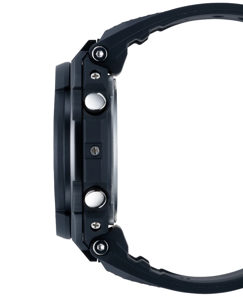 G-Shock Men's Analog-Digital Black Ip with Black Resin Strap G-Steel Watch 51x53mm GSTS100G-1B