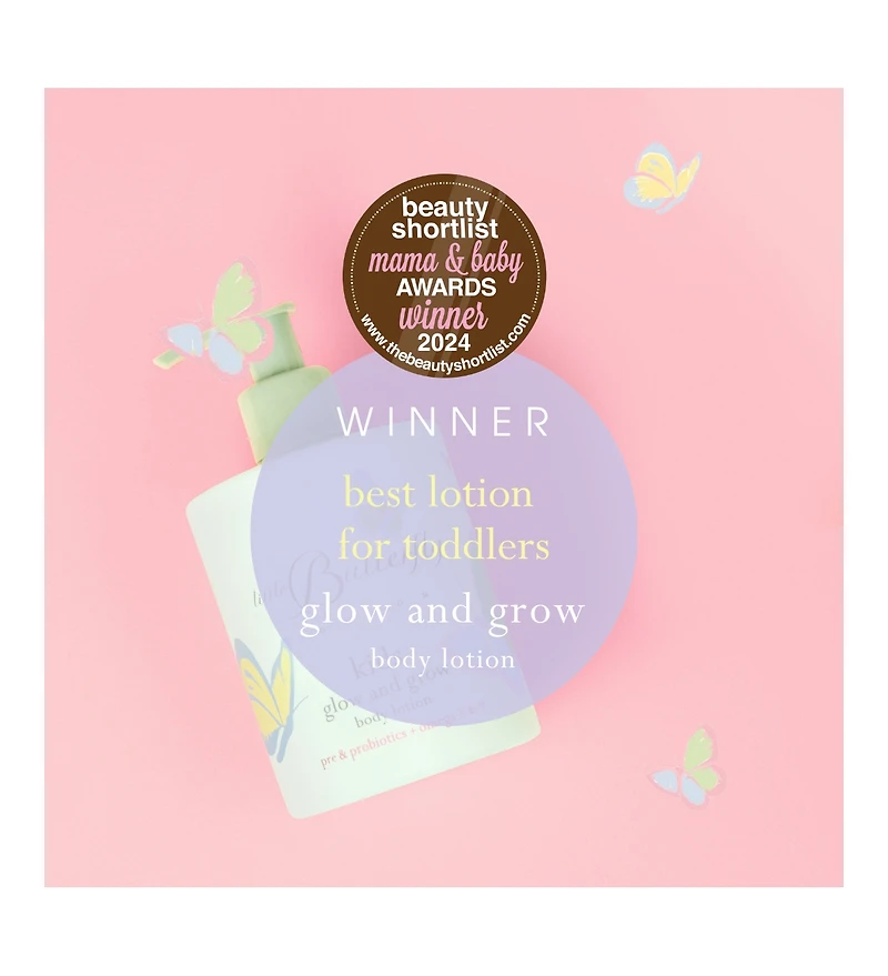 Little Butterfly London Kids Glow and Grow Body Lotion 300 Milliliters