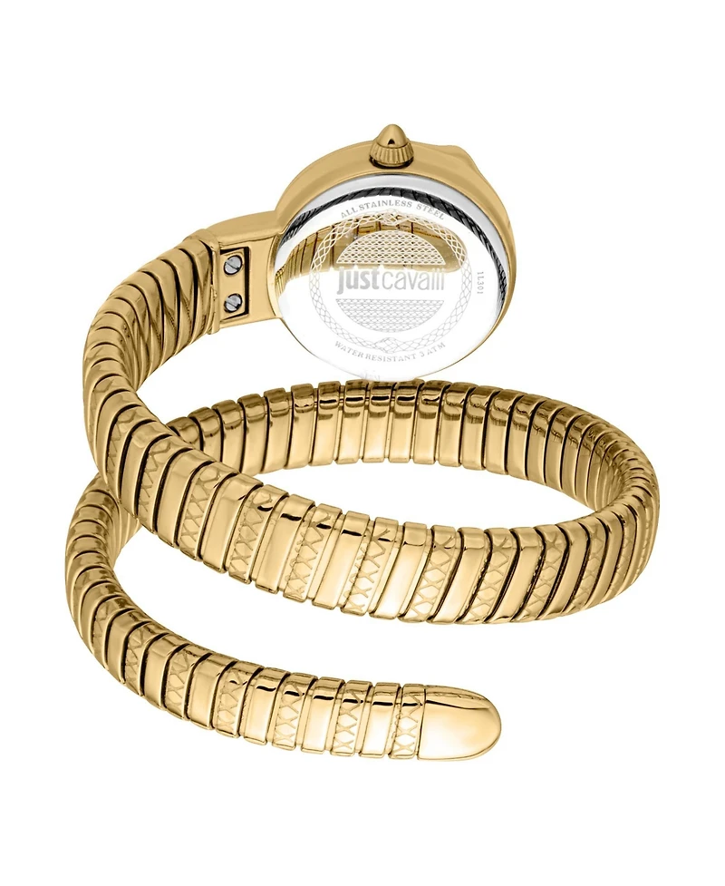 Just Cavalli Women's Glam Chic Quartz Ip Stainless Steel Bracelet Watch