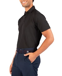 TailorByrd Men's Micro Grid Performance Polo