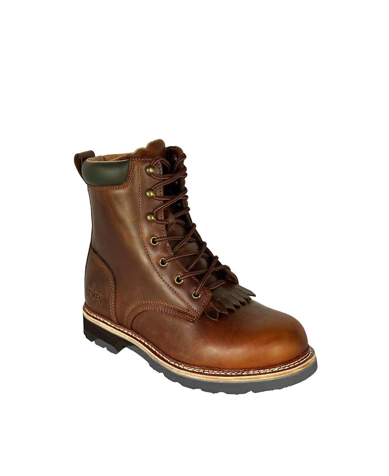 Ax Men Men's Boots Braxton 8 Inch Padded Collar Front Lace