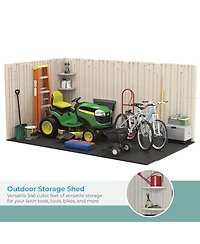 Suncast Tremont Heavy Duty Resin Storage Shed with Windows