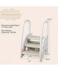 Hongge Toddler 3-Step Detachable Anti-Slip Stool
