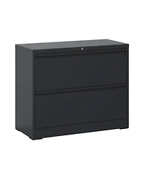 Flynama 2 Drawer Metal File Cabinet with Lock for Letter Legal A4 Files
