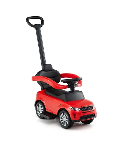 Sugift 3-in-1 Push Car with Removable Handle and Guardrail, Ages 18-36 Months