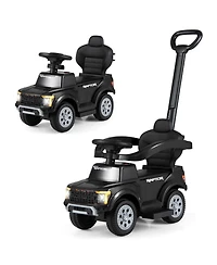 Sugift 3-In-1 Push Ride-On Car, 33.5" x 14" x 37", Ages 18-36 Months