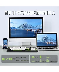 Aula F99 Pro Wireless Mechanical Gaming Keyboard, Tri-Mode Bt Type-c, Rgb Backlit with Multifunctional Knob, 8000mAh Battery
