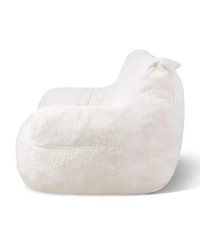 Slickblue 3 Ft Memory Foam Bean Bag Chair with Armrests and Pocket