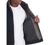 Michael Kors Men's Wool Hipster Trimmed Collar Jacket