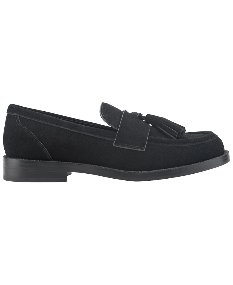 Marc Fisher Ltd Women's Tifani Suede Tassels Slip-On Loafers