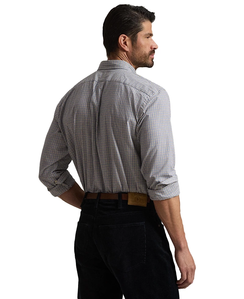 Polo Ralph Lauren Men's Big & Tall Plaid Twill Shirt