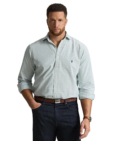 Polo Ralph Lauren Men's Big & Tall Tattersall Oxford Shirt
