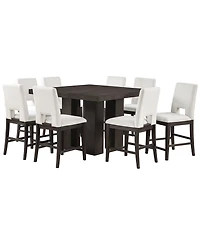 Summit 9-Piece Dining Set (Counter Table & 8 Counter Chairs), Macy's Exclusive