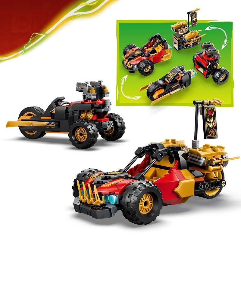 Lego Ninjago Kai and Cole's Combiner Vehicles 71864 394-Piece Building Set, Ages 7+